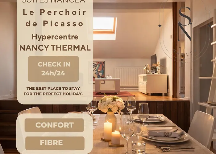 Le Perchoir De Picasso Gare Cosy Sous Les Toits 3 Pers דירה